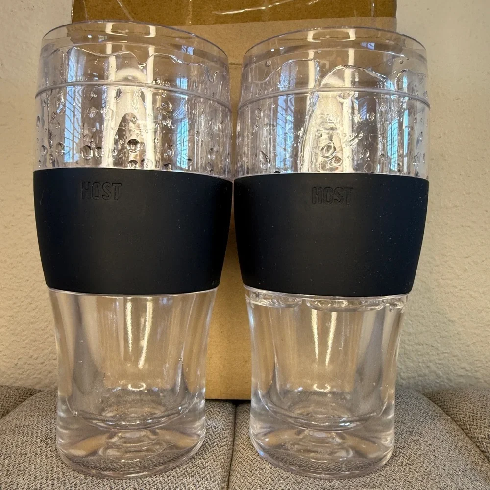 Freeze Cooling Cups For Drinks/Beer— Set of 2, Host - Picture 7 of 17